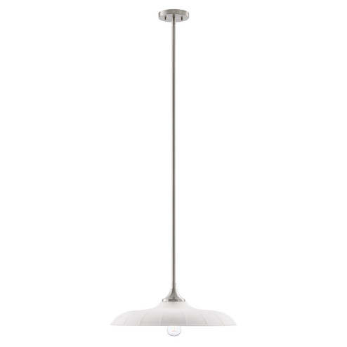 Hadley One Light Pendant in Satin Nickel (51|742861SN)