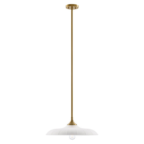 Hadley One Light Pendant in Warm Brass (51|742861322)
