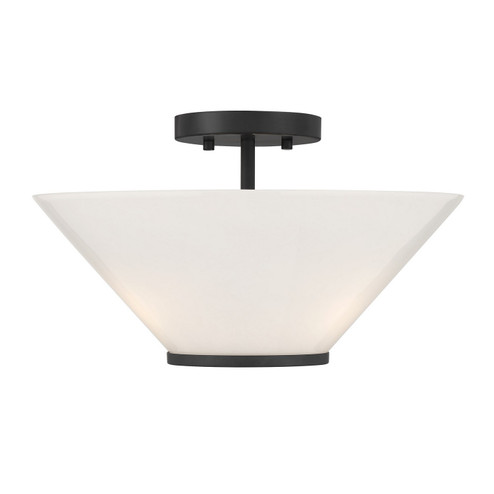 Blair Three Light Convertible Semi-Flush /Pendant in Matte Black (51|64012389)