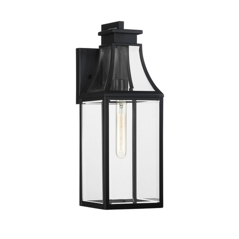 Emery One Light Outdoor Wall Lantern in Matte Black (51|5606BK)