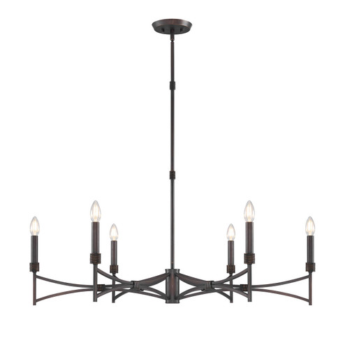 Gardner Six Light Chandelier in Champagne Mist (51|18166626) Gardner Six Light Chandelier in Champagne Mist (51|18166626)
