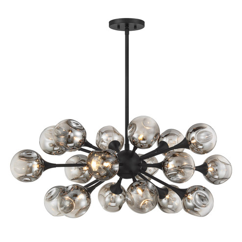 Matisse 18 Light Chandelier in Matte Black (51|179351889)