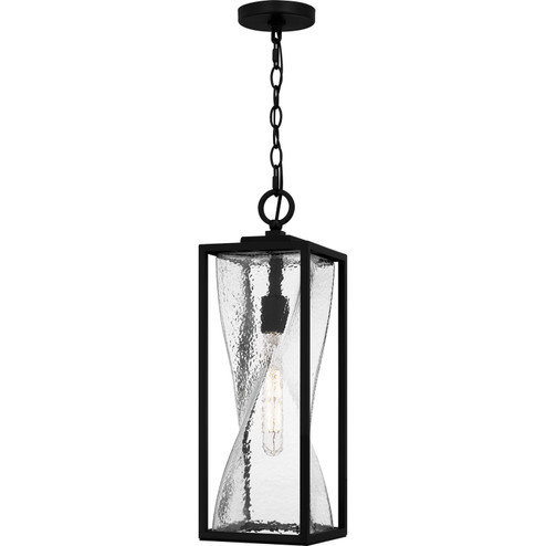 Zarah One Light Outdoor Hanging Lantern in Matte Black (10|ZAR1907MBK)