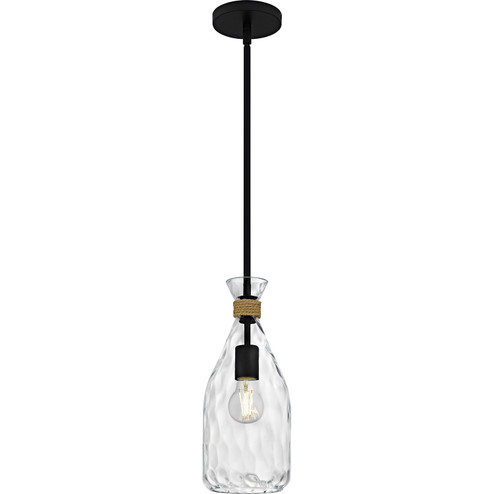 Quoizel Piccolo Pendant One Light Mini Pendant in Matte Black (10|QPP6782MBK)