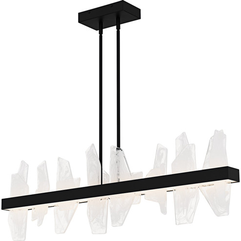 Aurelia LED Linear Chandelier in Matte Black (10|PCAUR142MBK)