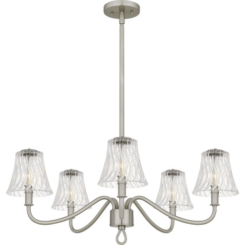 McKinney Five Light Chandelier in Brushed Nickel (10|MCK5030BN)