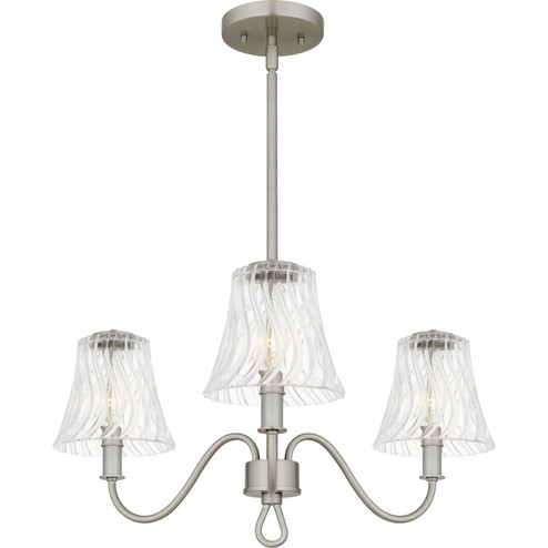 McKinney Three Light Chandelier in Brushed Nickel (10|MCK5022BN)