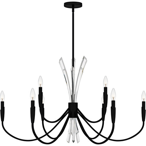Cecily Nine Light Chandelier in Matte Black (10|CCY5040MBK)