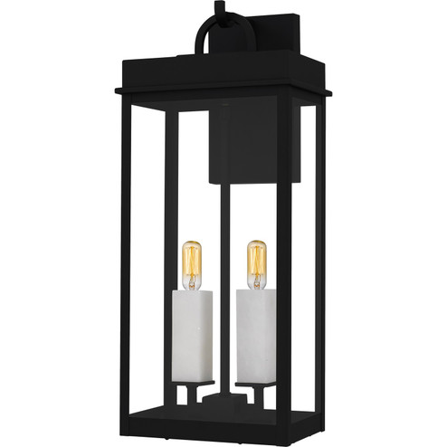 Carmen Two Light Outdoor Wall Lantern in Matte Black (10|CAM8409MBK)