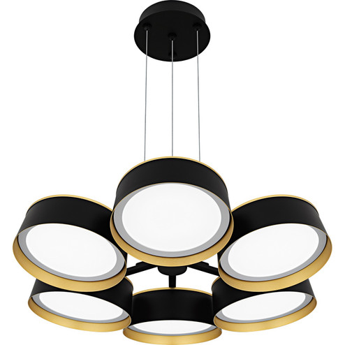 Byrnes LED Chandelier in Matte Black (10|BYS5026MBK)