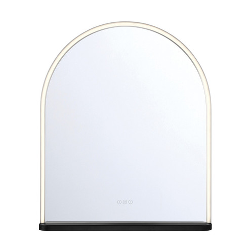 Serin LED Mirror in Satin Nickel-Black Mix (40|48519021)