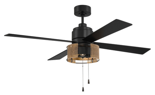 Kensey 52'' Ceiling Fan in Flat Black (46|KNS52FB4)