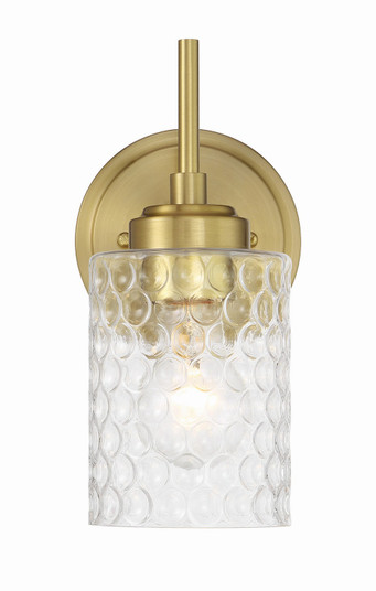 Claire One Light Wall Sconce in Satin Brass (46|60501SB)