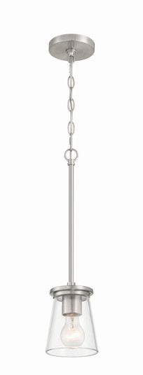 Connell One Light Mini Pendant in Brushed Polished Nickel (46|60491BNK)