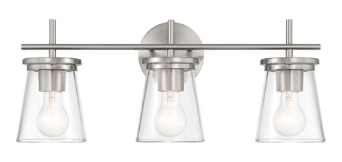 Connell Three Light Vanity in Brushed Polished Nickel (46|60403BNK)