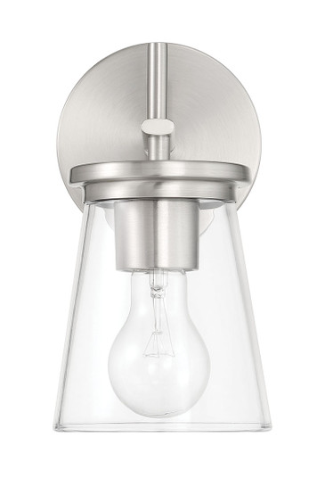 Connell One Light Wall Sconce in Brushed Polished Nickel (46|60401BNK)