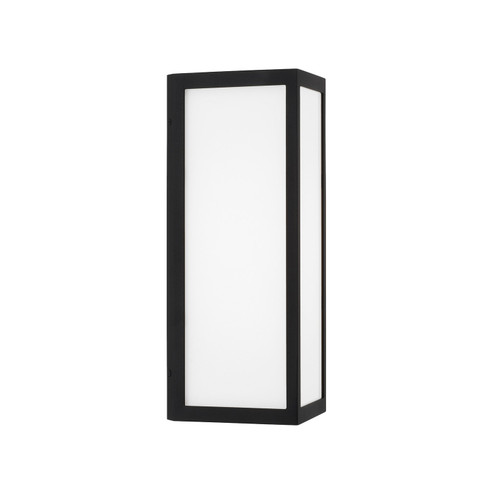 Irvin One Light Outdoor Wall Lantern in Black (65|954711BKLD)