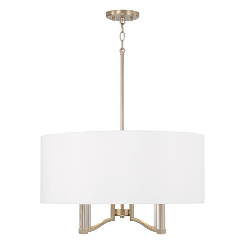 Ingrid Four Light Pendant in Matte Brass (65|357041MA)