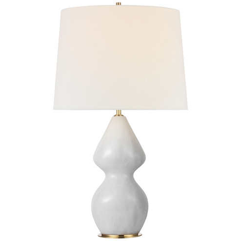 Noppon LED Table Lamp in Veiled White (268|TOB3622VWTL)