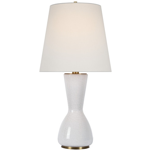 Jess LED Table Lamp in Crackled Ivory (268|TOB3620CIVL)