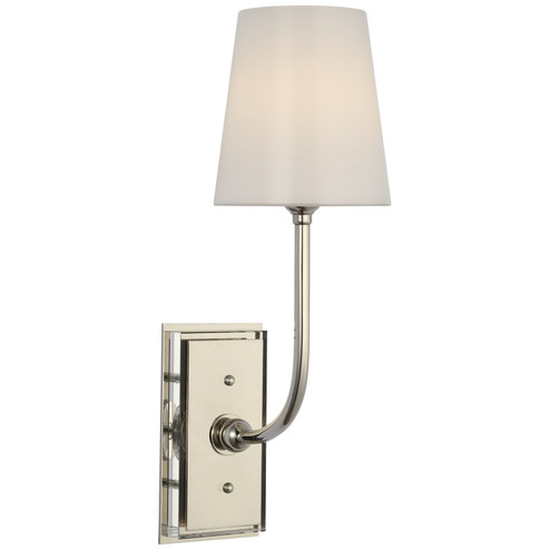 Hulton LED Wall Sconce in Polished Nickel (268|TOB2189PNWGCL)