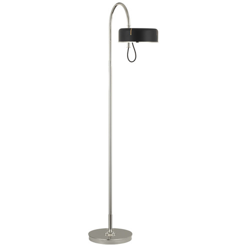 Oso LED Floor Lamp in Polished Nickel (268|TOB1130PNBLK)
