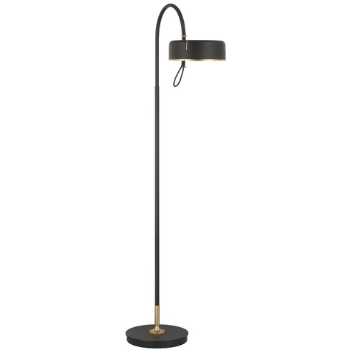 Oso LED Floor Lamp in Modern Iron and Hand-Rubbed Antique Brass (268|TOB1130MIHABMI)