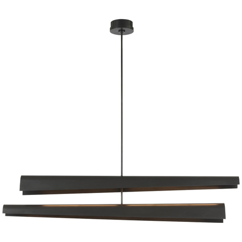 Piel LED Chandelier in Bronze (268|KW5635BZ)
