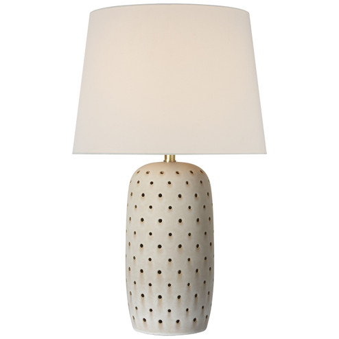 Samara LED Table Lamp in Dusted Stone (268|CHA8624DSTL)