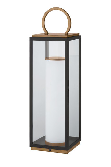 Gareth LED Table Lamp in Patina Brass/Textured Black (67|RTL6729PBRTBK)