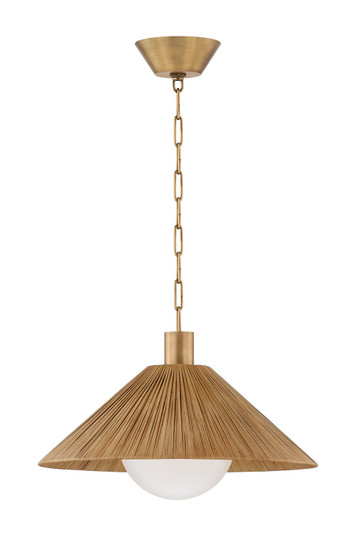 Woodside One Light Pendant in Patina Brass (67|F1422PBR)