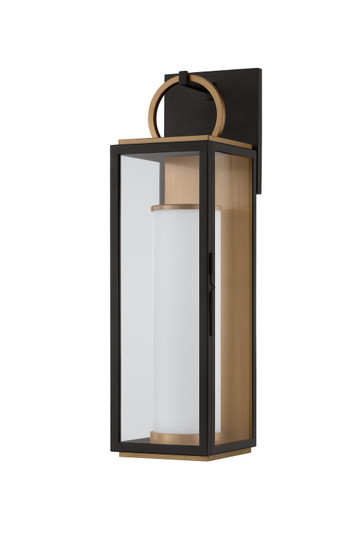 Gareth LED Wall Sconce in Patina Brass/Textured Black (67|B6723PBRTBK)