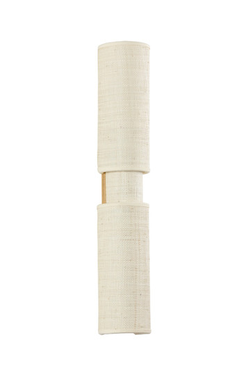 Ashton Two Light Wall Sconce in Vintage Gold Leaf (67|B2725VGL)
