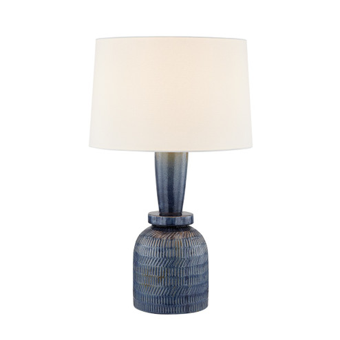 Russo One Light Table Lamp in Aged Brass (428|HL1042201AGBCDB)