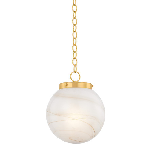 Ambra One Light Pendant in Aged Brass (428|H989701SAGB)