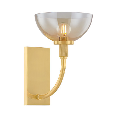 Eva One Light Wall Sconce in Aged Brass (428|H981101AGB)