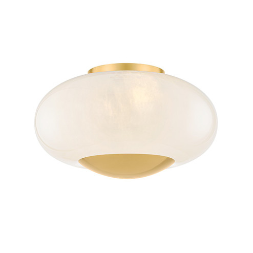Lottie Two Light Flush Mount in Aged Brass (428|H899501AGB)