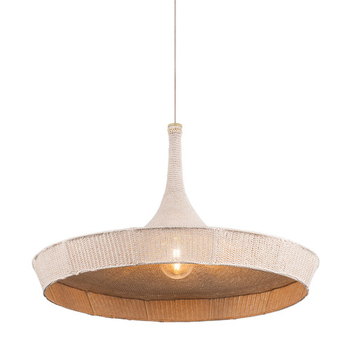 Isola One Light Pendant in Aged Brass (428|H1014701LAGB)