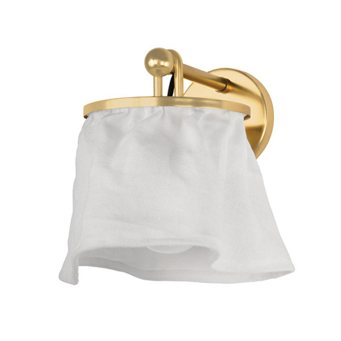 Jalissa One Light Wall Sconce in Aged Brass (428|H1012101AGB)