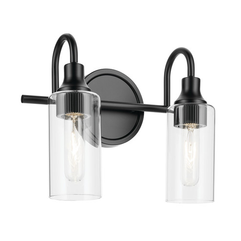 Kavi Two Light Bath in Black (12|55210BK)
