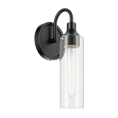 Kavi One Light Wall Sconce in Black (12|55209BK)