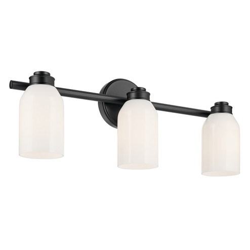 Shae Three Light Bath in Black (12|55202BK)