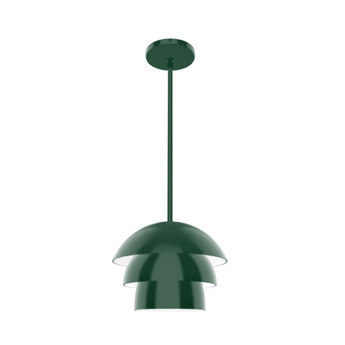 Rosie One Light Pendant in Forest Green (518|STGX48042)