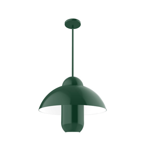 June bug One Light Pendant in Forest Green (518|STG50142)