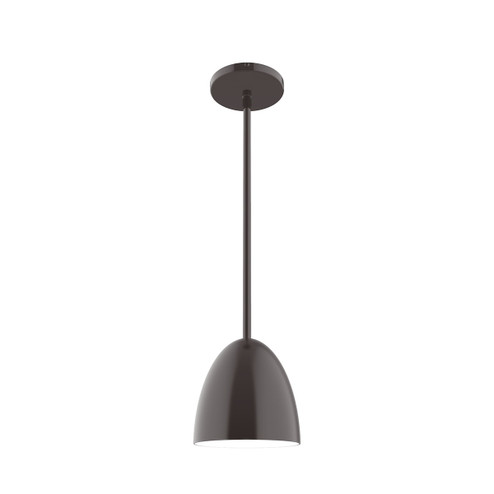 Jill One Light Pendant in Architectural Bronze (518|STG41751)