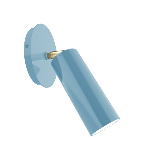 Martin One Light Wall Sconce in Light Blue w/Brushed Brass (518|SCP4405491)