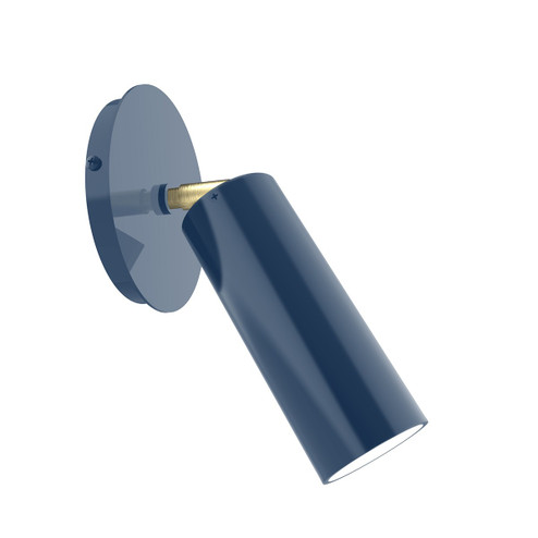 Martin One Light Wall Sconce in Navy w/Brushed Brass (518|SCP4405091)