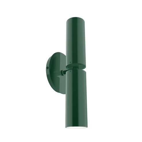 Martin Two Light Wall Sconce in Forest Green (518|SCO44042)