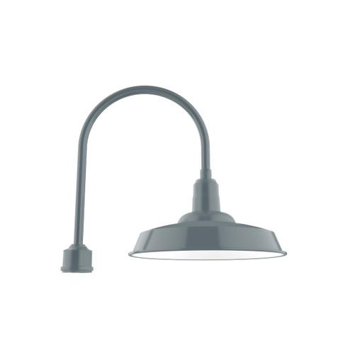 Warehouse One Light Post Mount in Slate Gray (518|POA18540)
