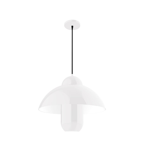 June bug One Light Pendant in White (518|PEB50144)